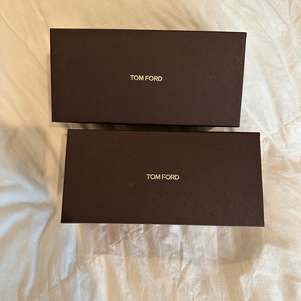 Tom Ford Dark Brown Boxes with Gold Logo